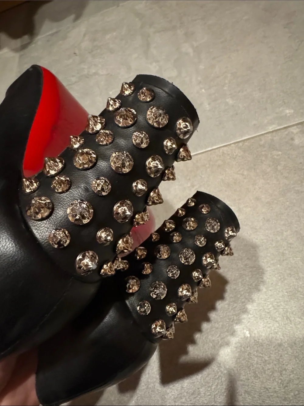 Studded Christian Louboutin Heels size 36